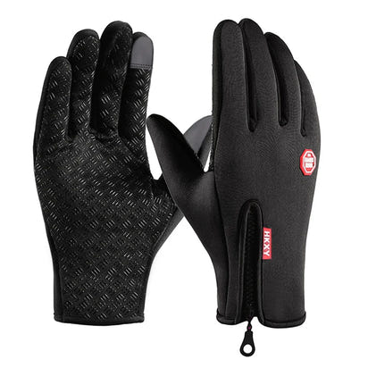 Warm Winter Thermal Lined, Double Insulated Gloves, Waterproof with Touchscreen Fingertips