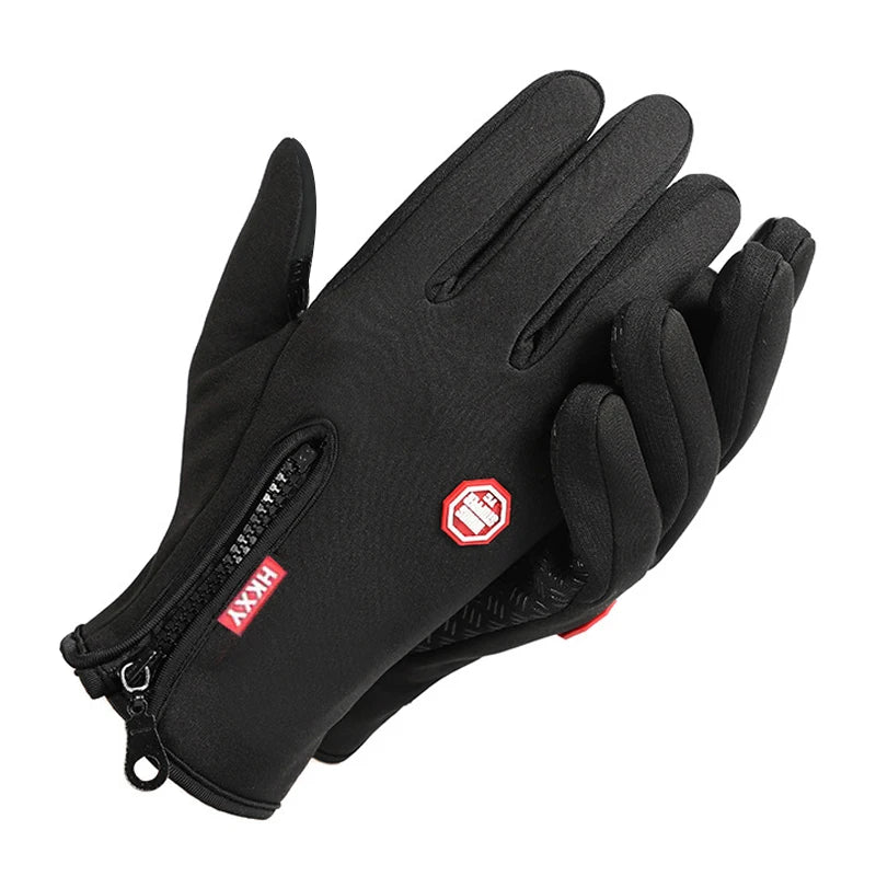 Warm Winter Thermal Lined, Double Insulated Gloves, Waterproof with Touchscreen Fingertips
